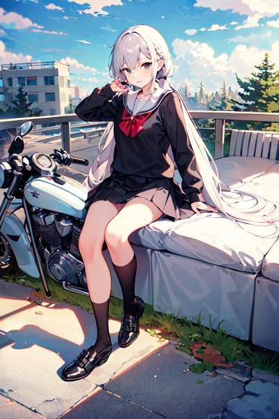 冬バイク