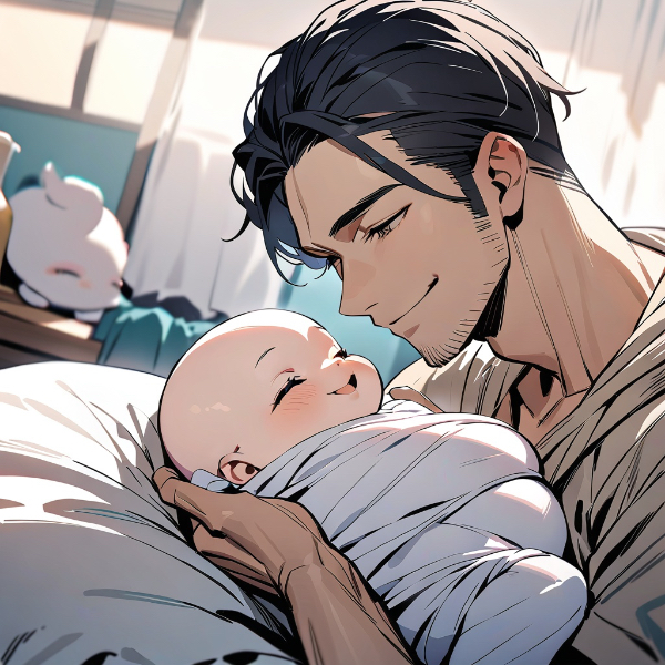 パパと赤ちゃん