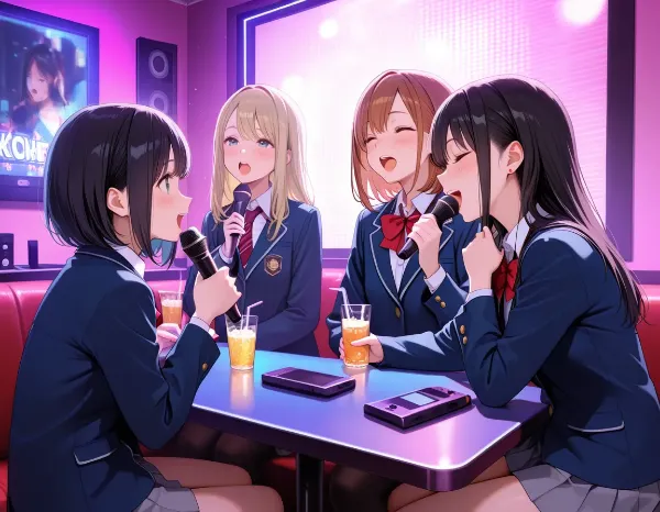 放課後のカラオケで青春を謳歌