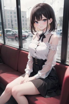 雨を避けて