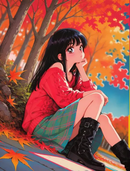 茜空の下、約束の停留所