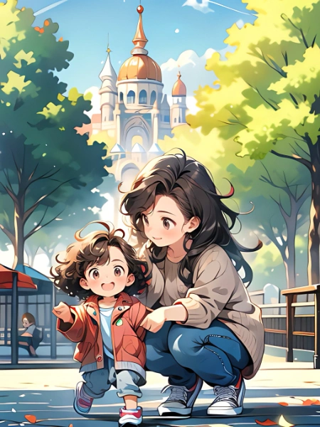 癖っ毛ちゃんとツーショット