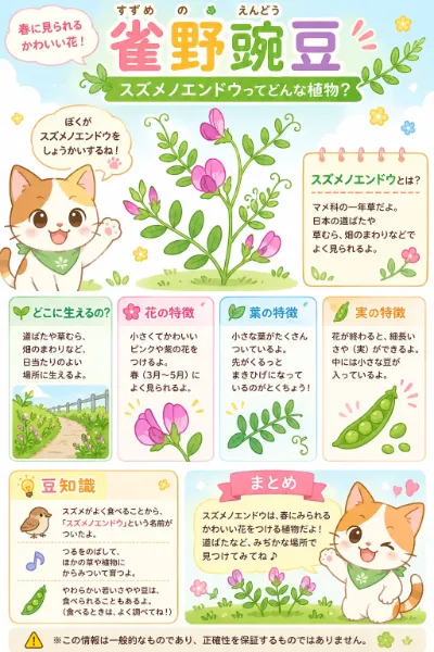 スズメノエンドウについて解説！
