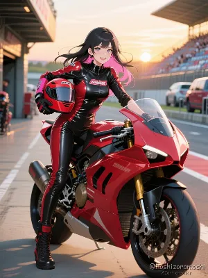アスファルトの女王🏍️