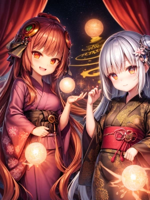二人の幼女と夏祭り