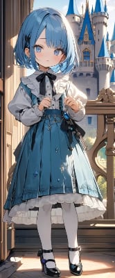 夕方の青髪さん