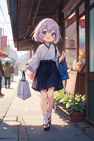 商店街でお買い物♡