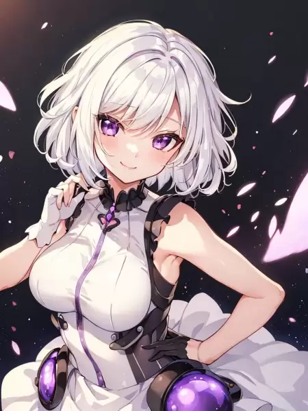 白と黒の戦闘少女