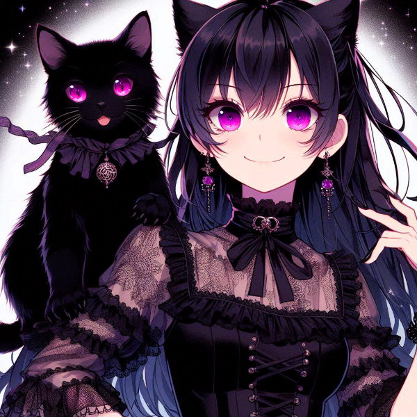 黒猫と、うちの子★その2(11枚)