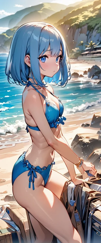早朝の海
