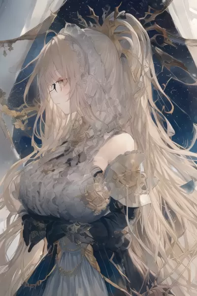 髪の毛ワァ～ってなっている系女子