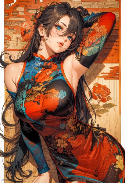今夜の華ドレス