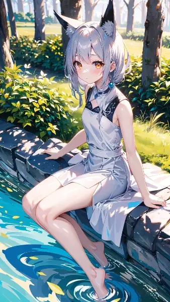 まだちょっと冷たい…