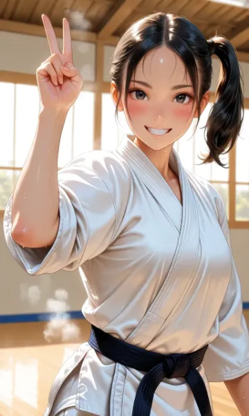 柔道少女