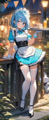 夜のウエイトレスさん