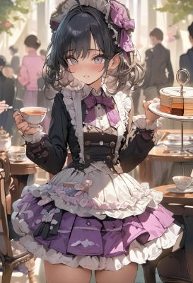 お茶会メイド