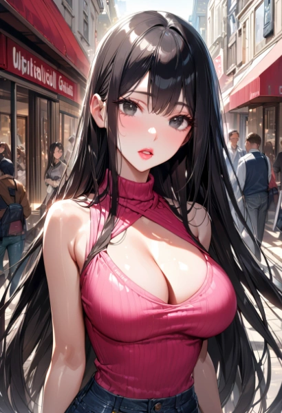 ノースリーブニット