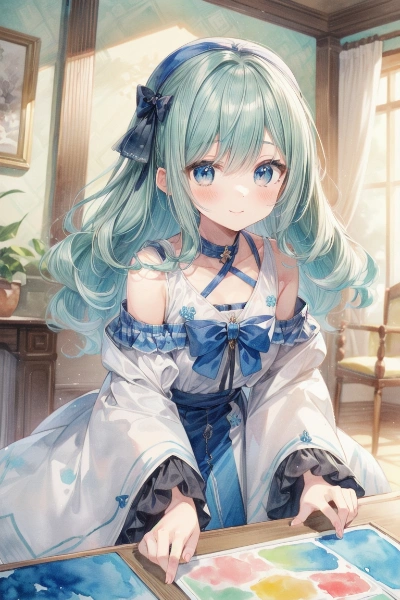 ｢こっちの色の方がいいわ。あなたも、そう思うでしょ？｣