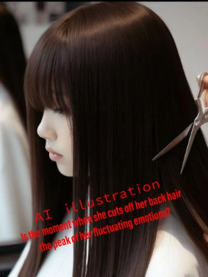 （40）バッサリヘアカット美少女単発画像