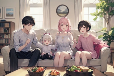 家族でくつろぎタイム
