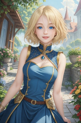 金髪碧眼の少女