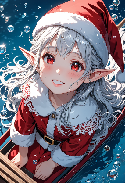 水中エルフのクリスマスプレゼント