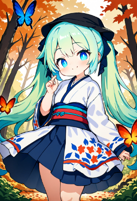 和服美少女