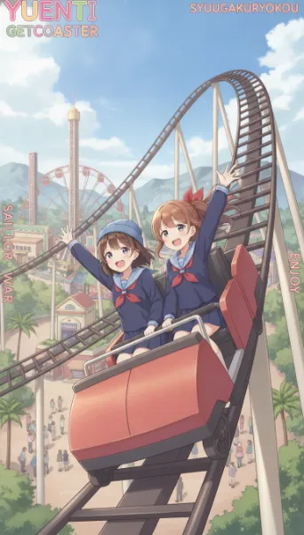 ジェットコースター。