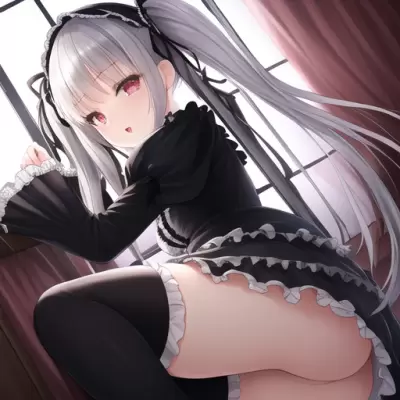 こんな格好もいいでしょ・・・？