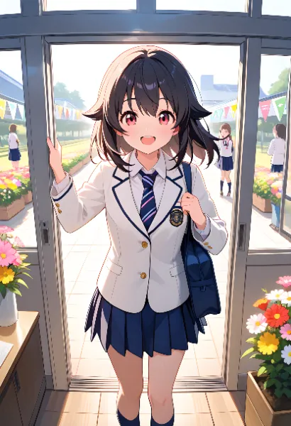 「あ、君も同じクラスなんだね！これから1年よろしくね♪」