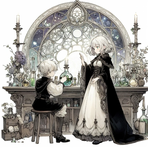 魔女の姉と見習いの弟