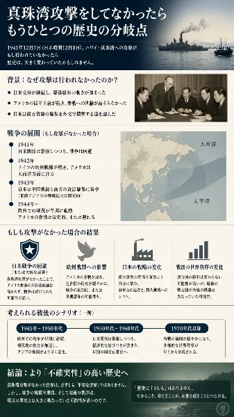 真珠湾攻撃をしなかったら