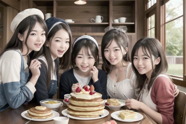 パンケーキ女子会