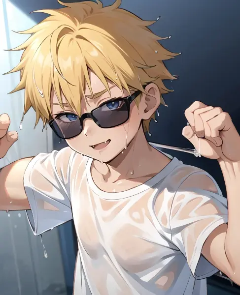 雨濡れサングラス