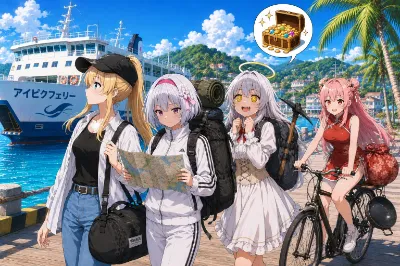 アイピク島到着
