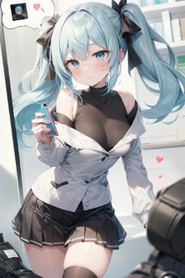 ツインテール地雷系の女の子