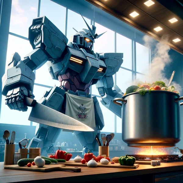 料理モビルスーツ　（８枚）