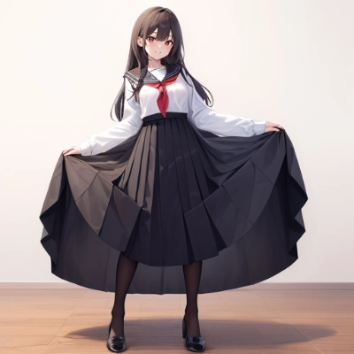 ロングスカート少女 #11