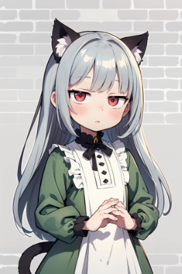 ジト目飼い猫（擬人化）