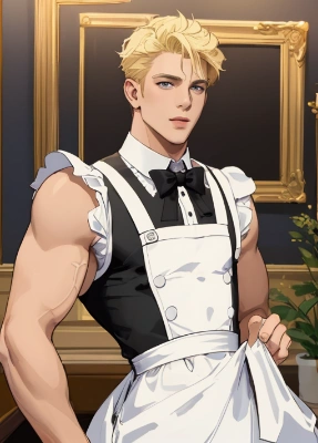 メイド服男性