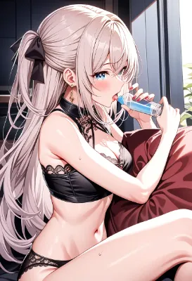 銀髪美女のシミュレーション