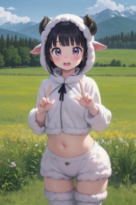 モフ子ちゃん②🐏