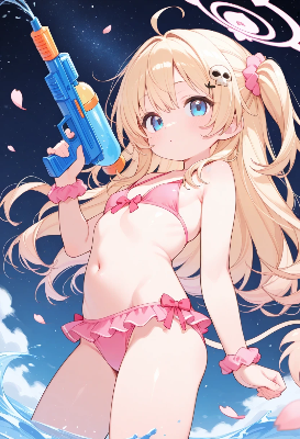 ピンクの水着8☆