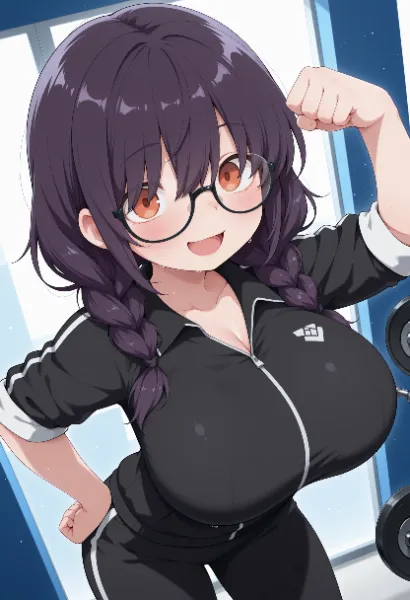 筋肉？みせつけ