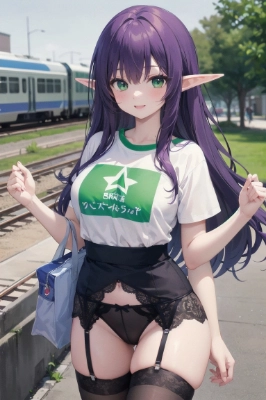 美少女と電車