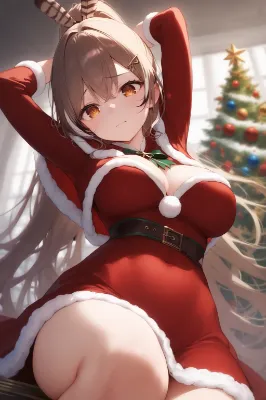 クリスマス　ムメイちゃん