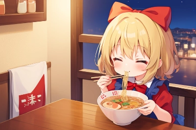 夜食のラーメンの悪魔的おいしさ