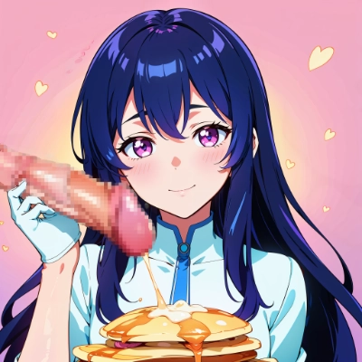 美味しいミルクをかけて🧡