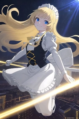 夜空にジャンプ