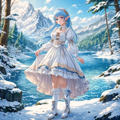 冬の水辺
